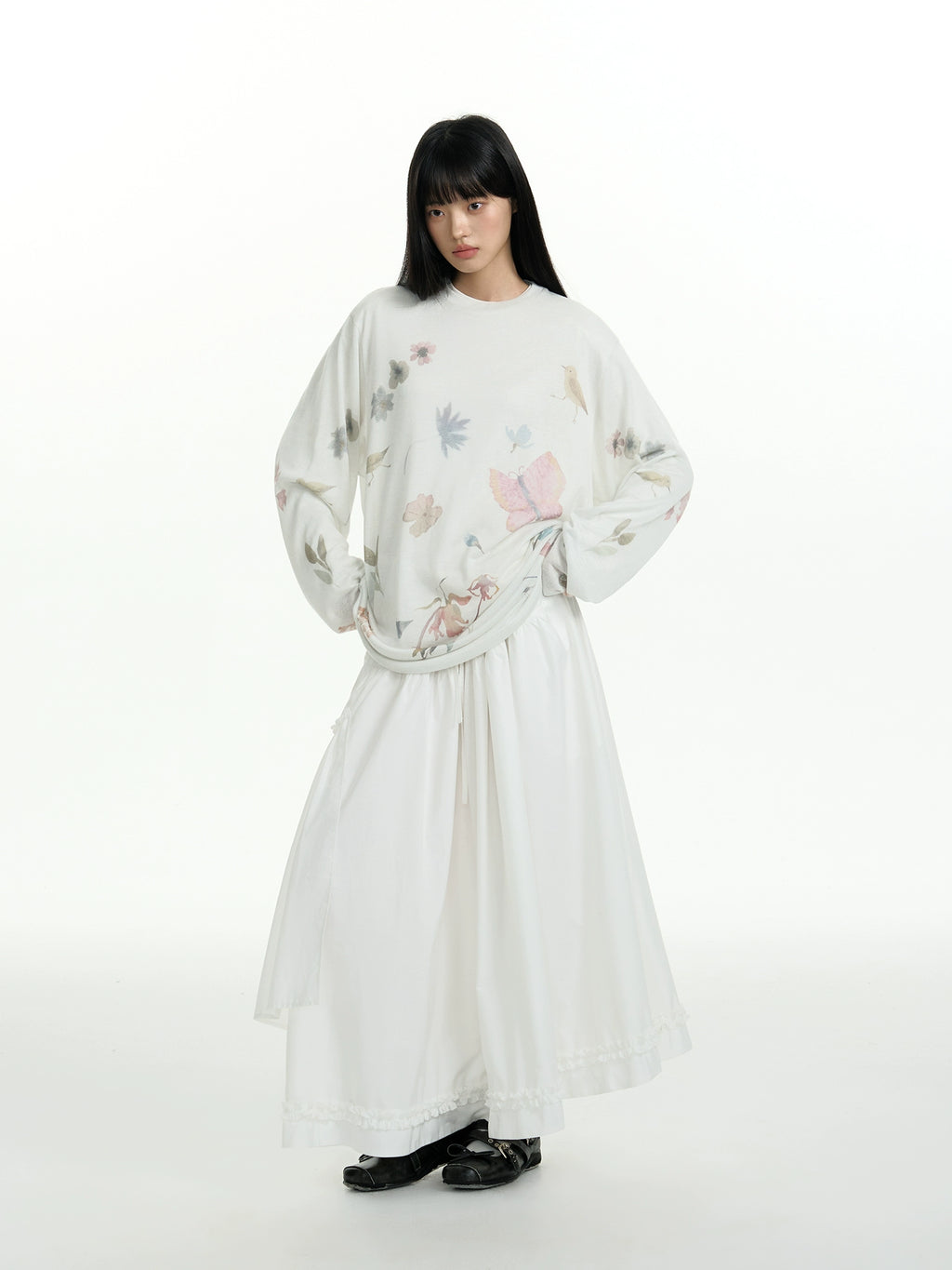 TGNS Thin Sunscreen Loose Lazy Relaxation Blouse