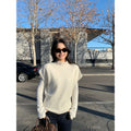 Pusumede Semi-turtleneck Loose Knitted Vest