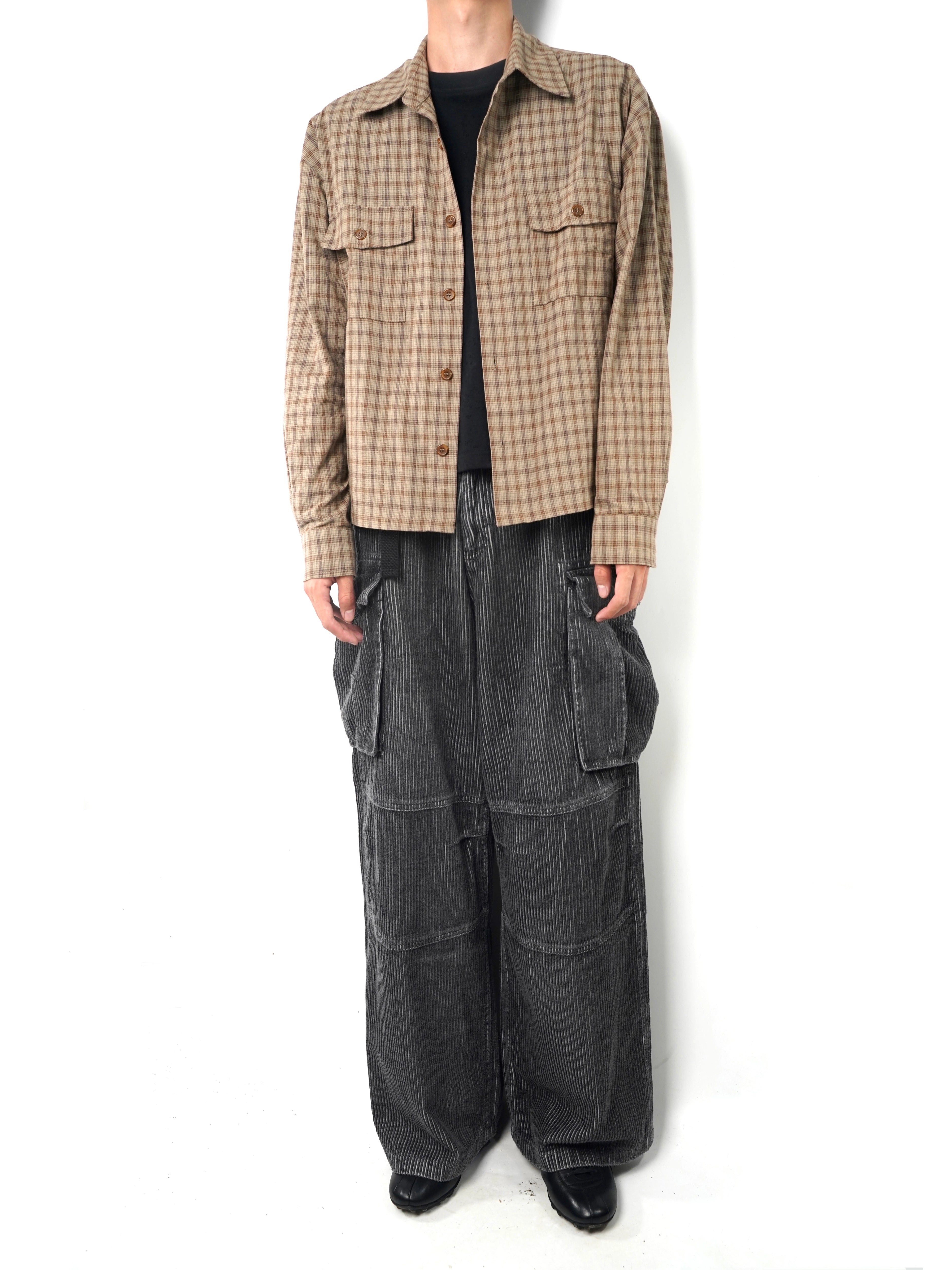 VOWPROGRESS Slack Plaid Shirt