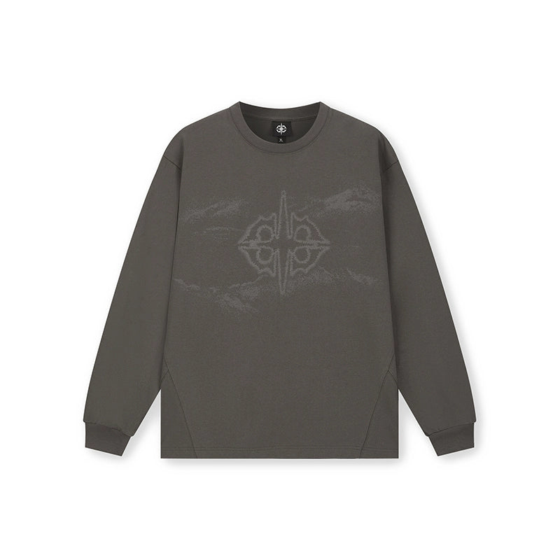DICETINY Crew Neck Loose Casual Long Sleeves