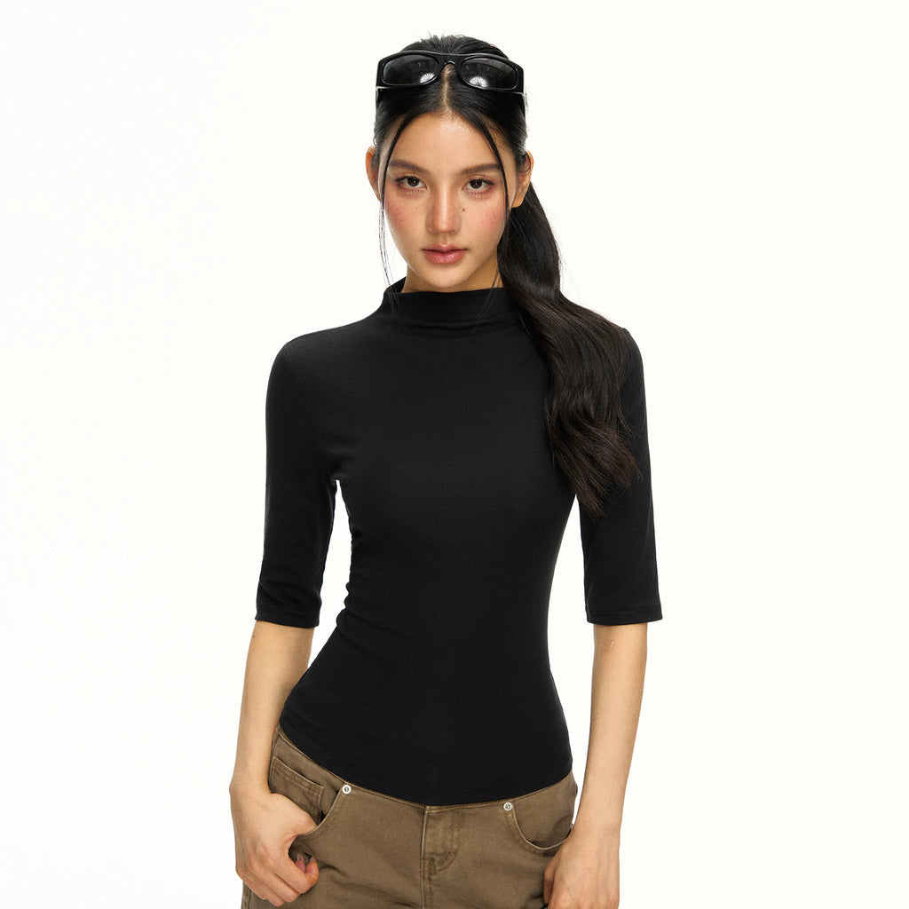 ARISEISM Half-Zip Slim Fit Tee