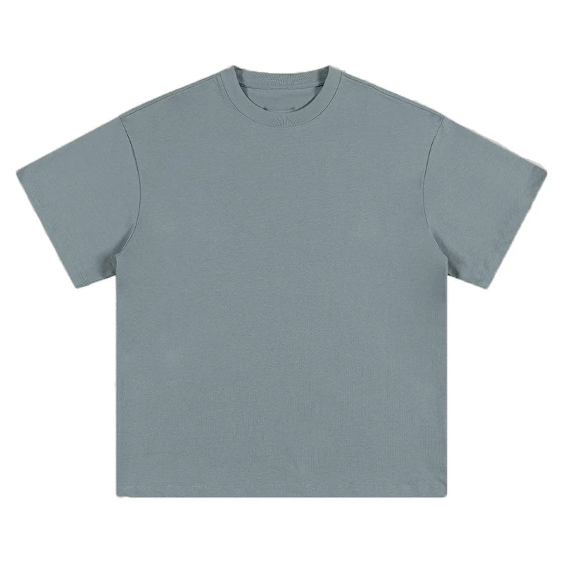 Blank: Map Oversized Small Neckline Casual Tee
