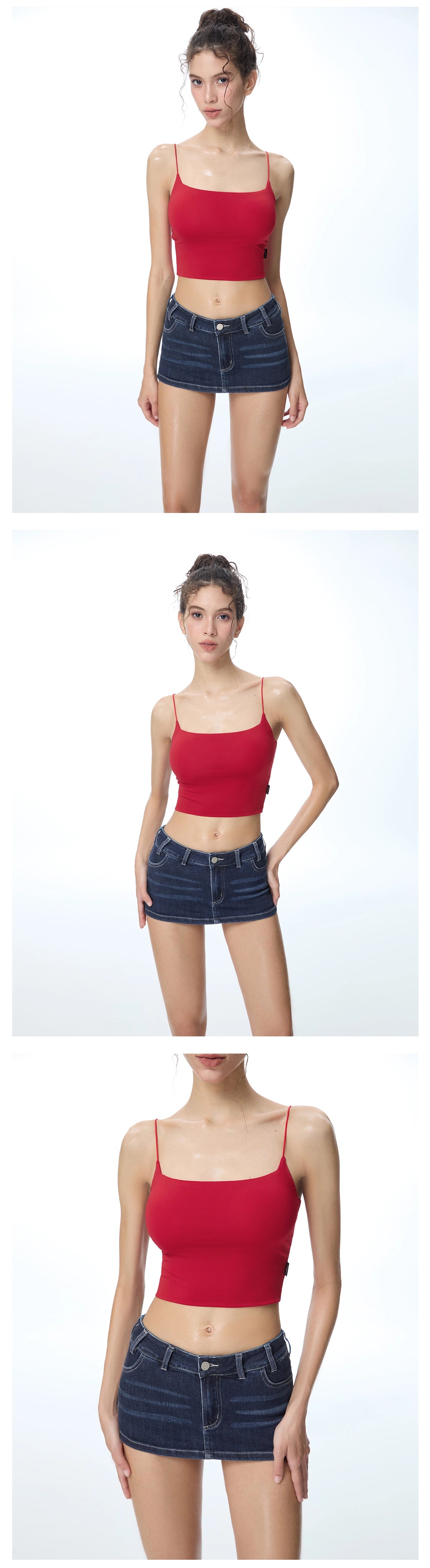 ABMY Self-contained Chest Pad Sexy and Thin Versatile Vest