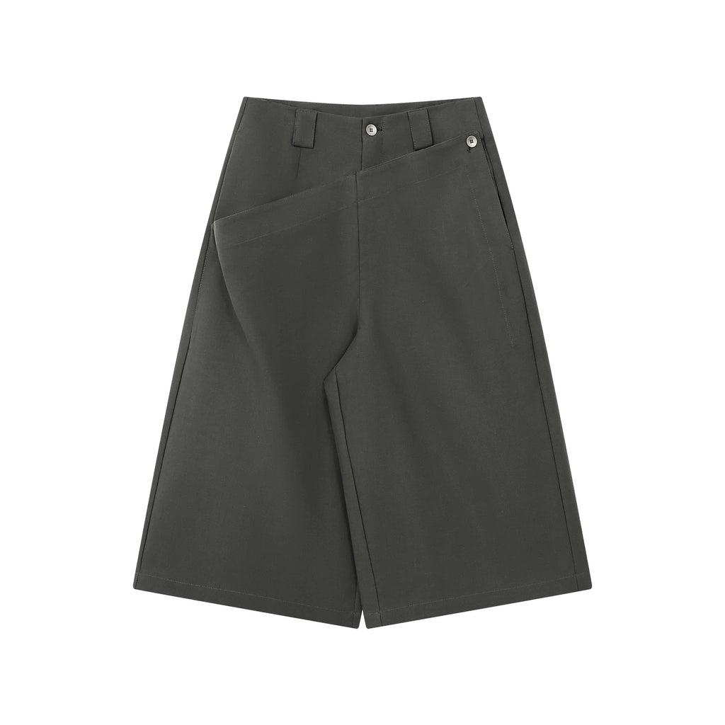 FUNKYFUN Layered 3D Architectural Relaxed Fit Shorts