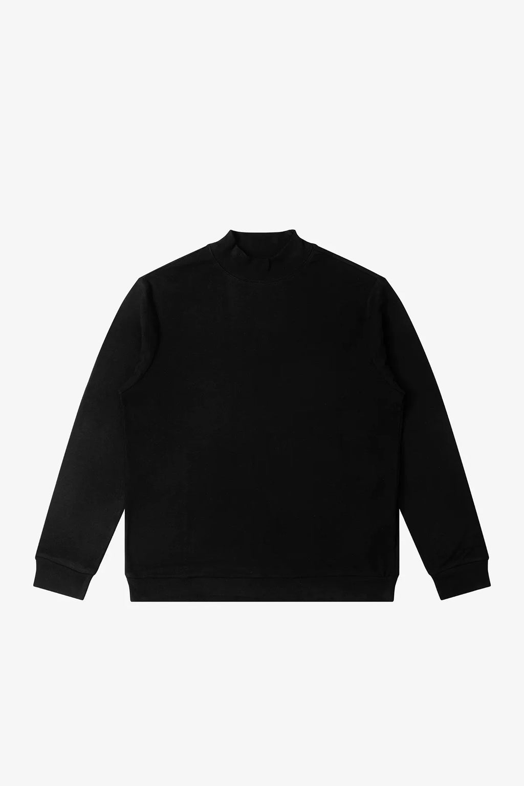 NO LOGO Cozy Knit Thermal Half-Turtleneck Long-Sleeve Top