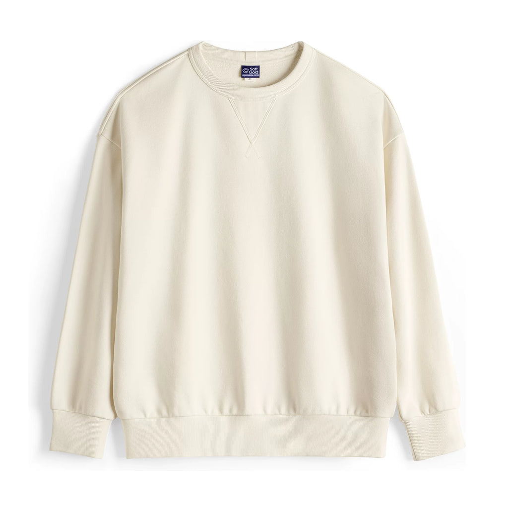Madden Xinjiang Cotton Round Neck Pullover Loose Jacket Sweater