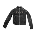 DETW Skull Gothic Script Casual Street Stand-Collar Jacket Unisex