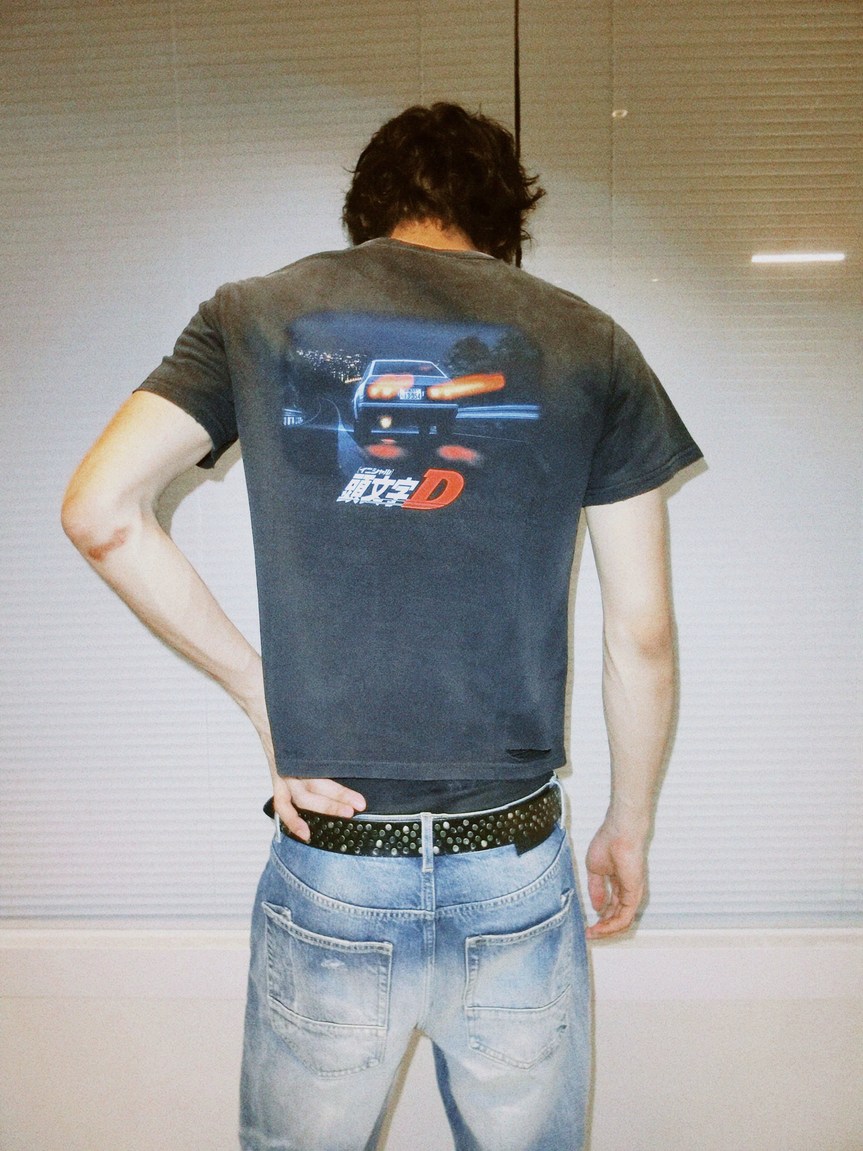 VOWPROGRESS Fujiwara Takumi Initial D AE86 Vintage Anime Tee