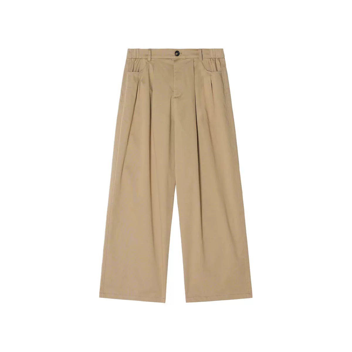 Unvesno Lyocell Blend Slim Straight Trousers