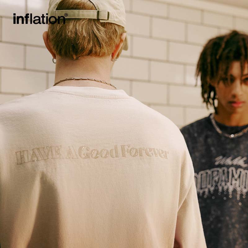 INF three-dimensional printing gradual change100% Cotton Tee