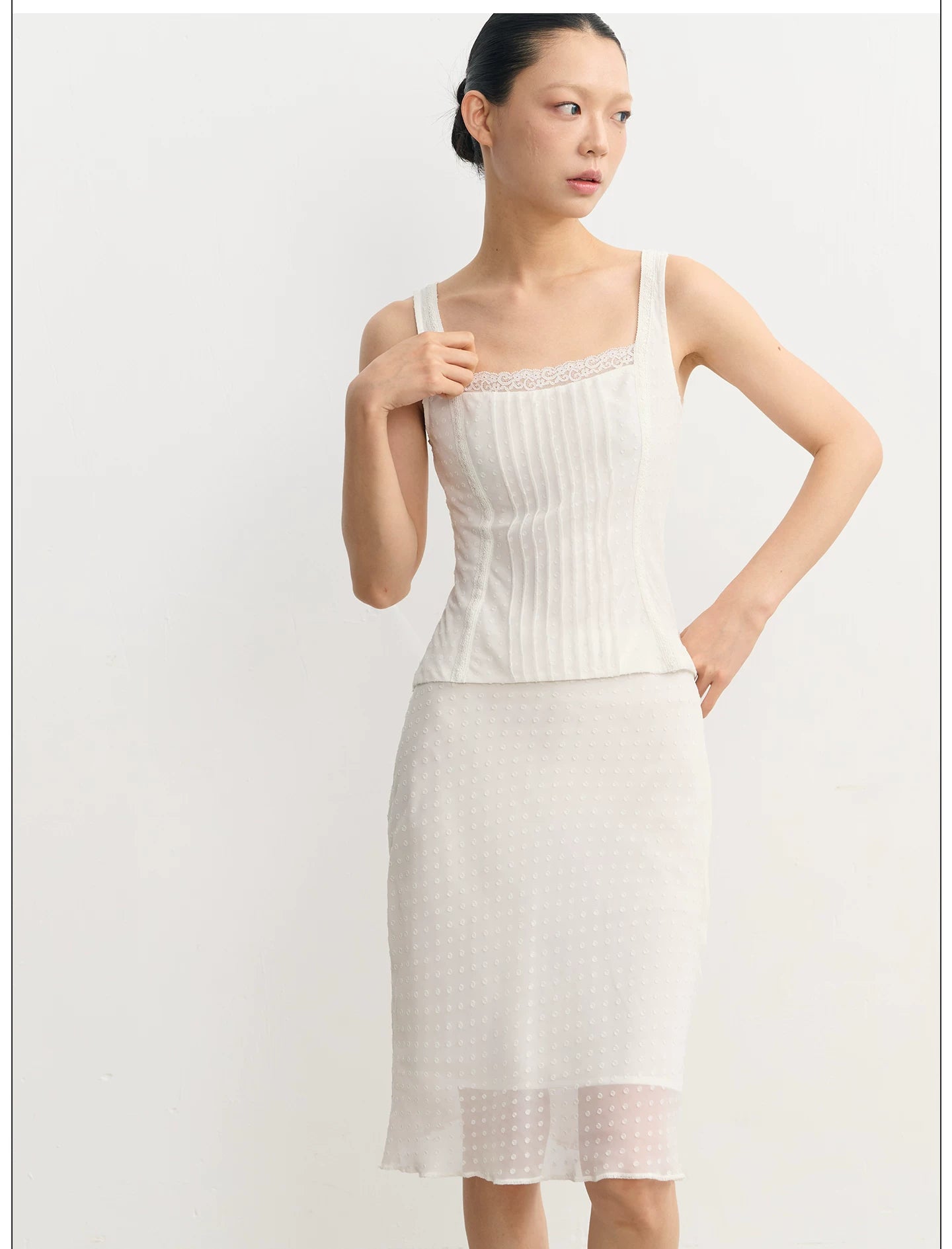 LINY LIBERTY Vintage Polka Dot Sling Vest Set