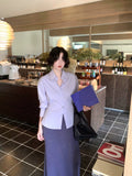 KELIFAN Hong Kong Style Retro Waist Shirt