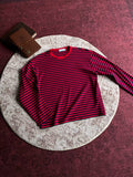 Xanvas Striped Relaxed Long-Sleeve Tee