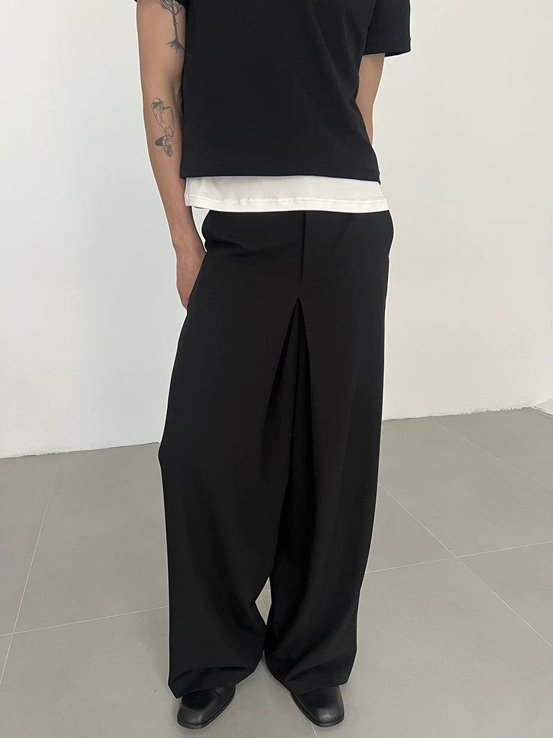 COLN Casual Versatile Loose Straight Pants