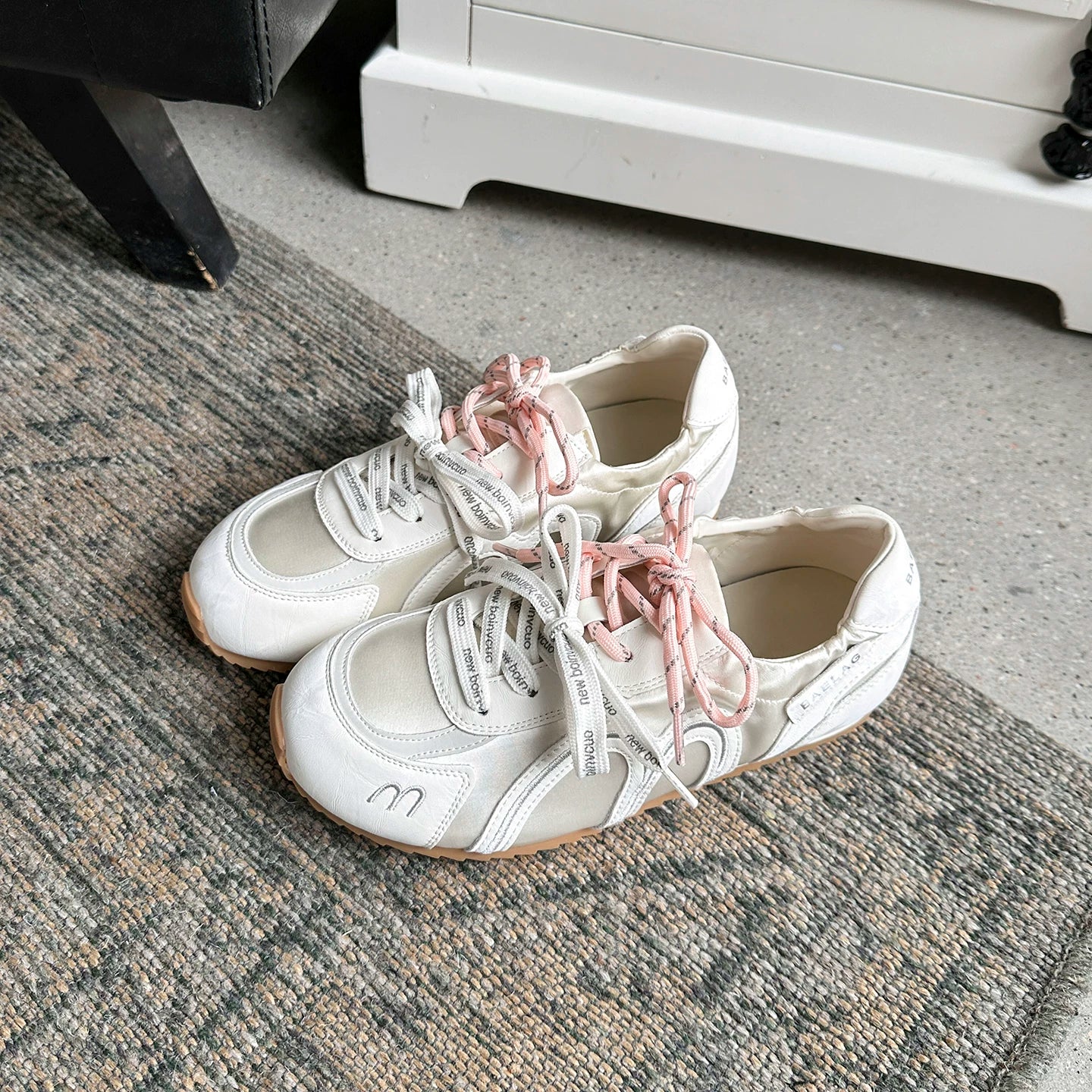 Lidaren Produced Chunky Lace-Up Leather Training Sneaker