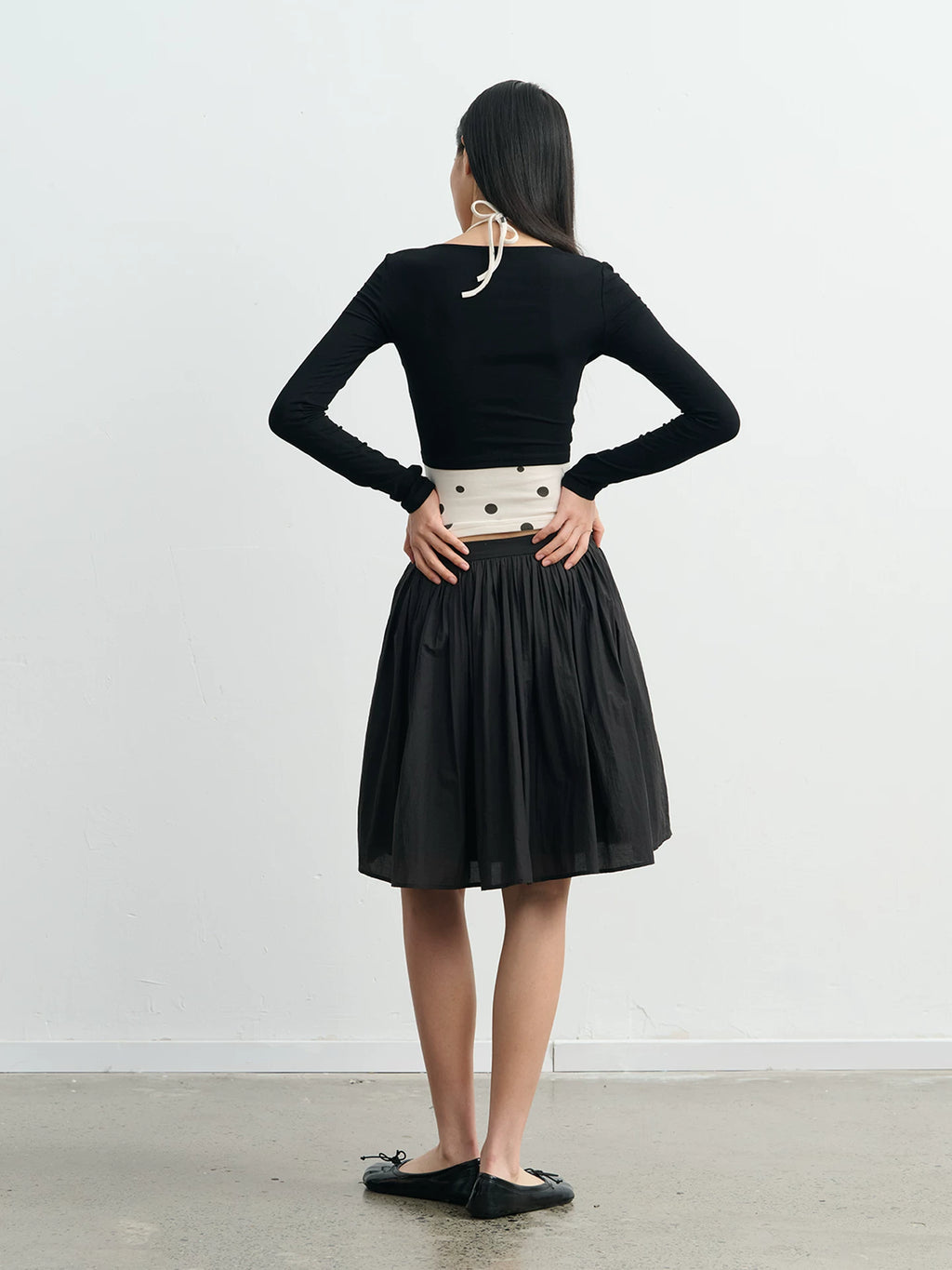 LINY LIBERTY Organ Pleated Skirt