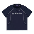 Loopsoon Color-Block Breathable Relaxed Half-Zip Tee