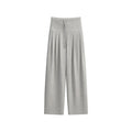 JCAESAR WOMEN Pleated High-Waist Wide-Leg Sweatpants