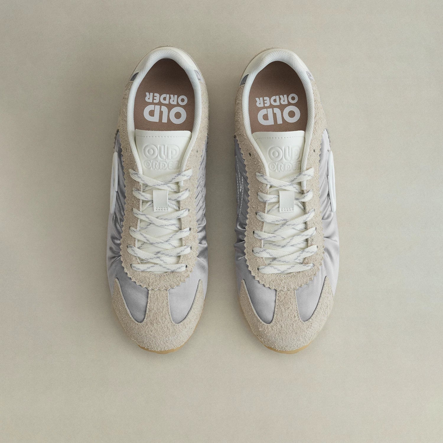 OLD ORDER Satin Lace-Up German Trainer