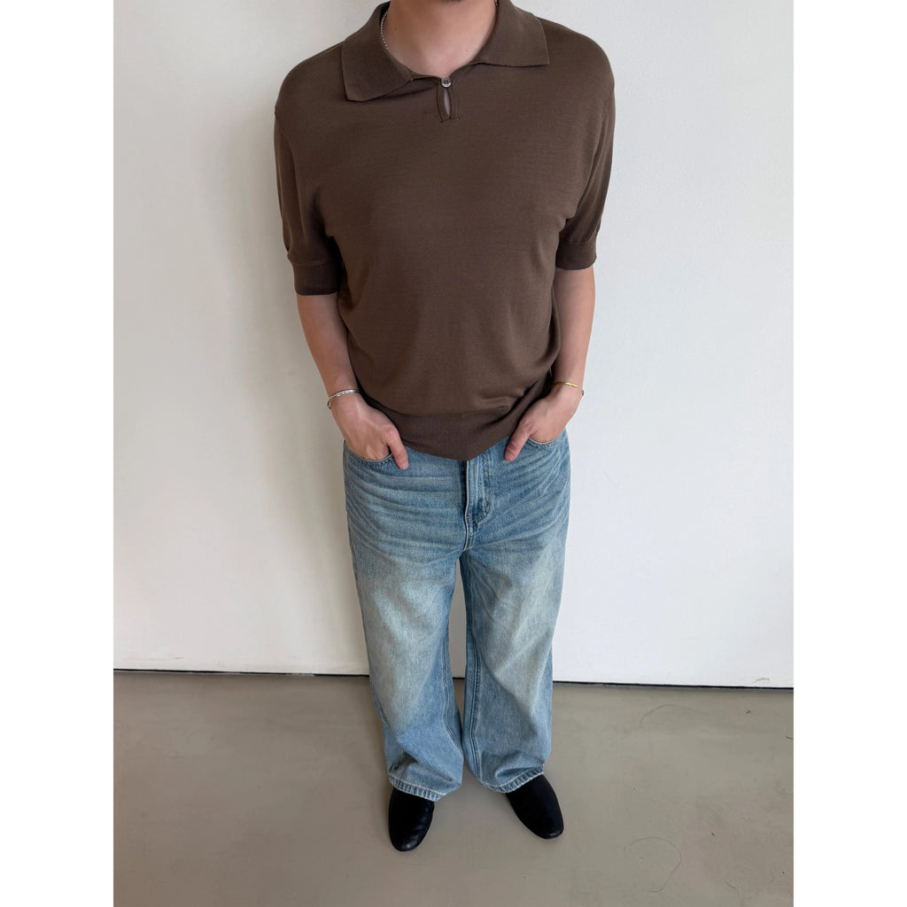 Anniehall Wrinkle-Resistant Breathable Knit Top