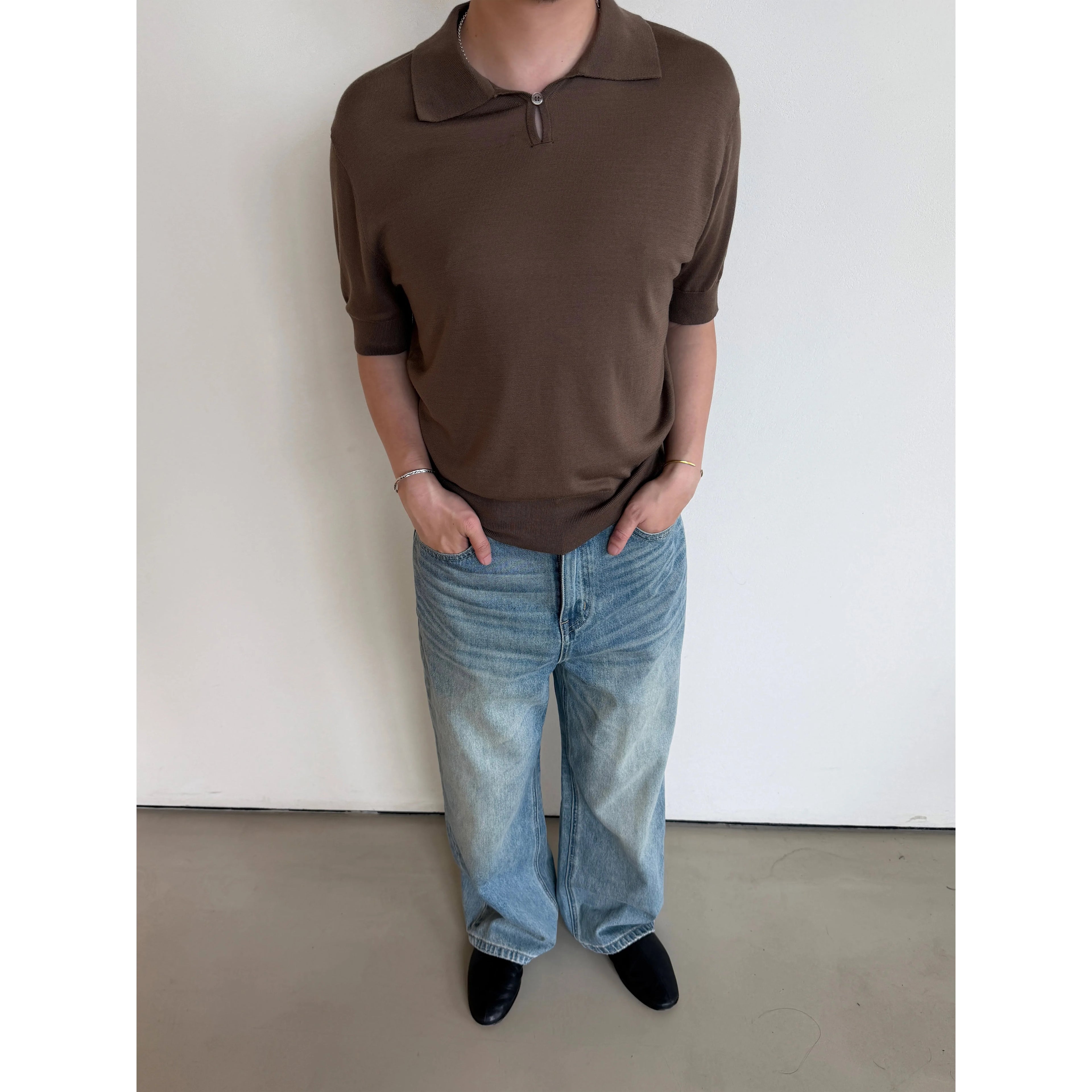 Anniehall Wrinkle-Resistant Breathable Knit Top