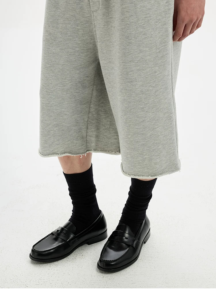 BUTTBILL Vintage Loose Curling Shorts