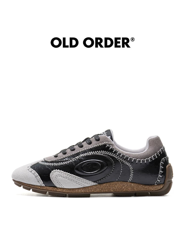 OLD ORDER Suede Lace-Up Trainer