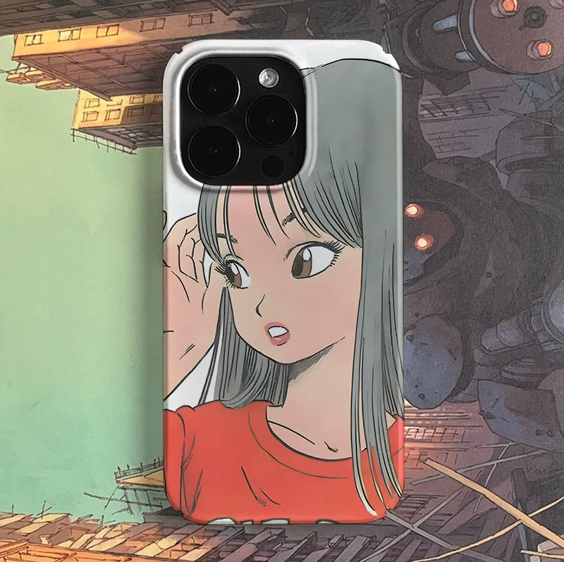 Pbcase Retro Beautiful Girl Two-dimensional Apple Phone Case