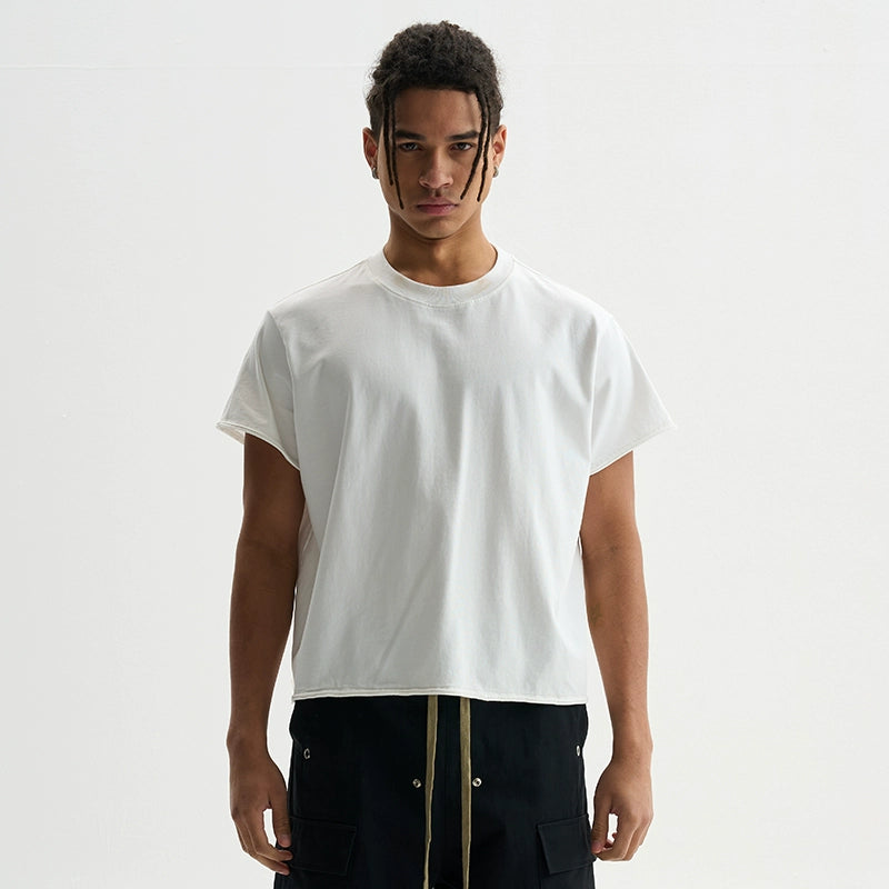 FIVE MEN Fashion Loose Simple Trend Short Sleeve Tee
