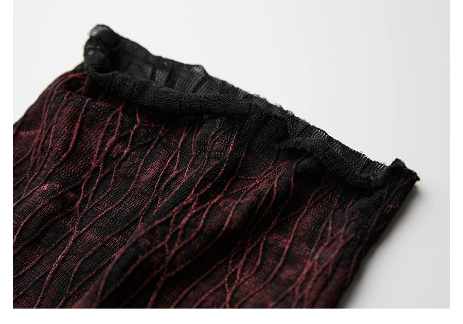 INDULGE Lace Knit Bottom Long Sleeve