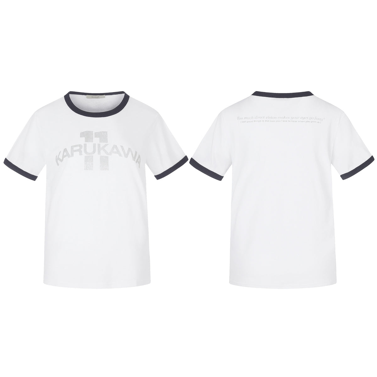 11KN Retro Letter Graphic Loose-Fit Tee