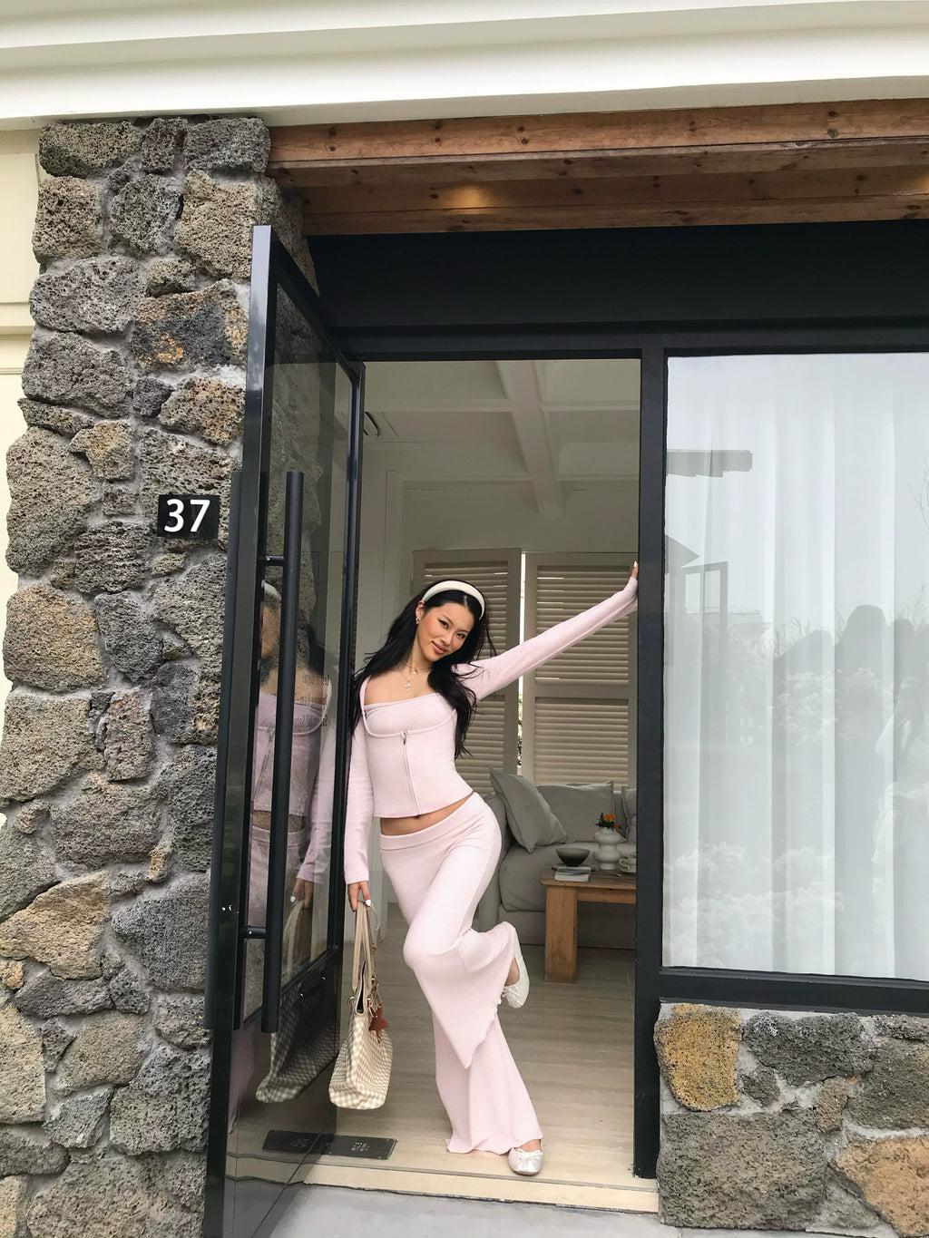 audwyn Terry Hoodie Three-Piece Set