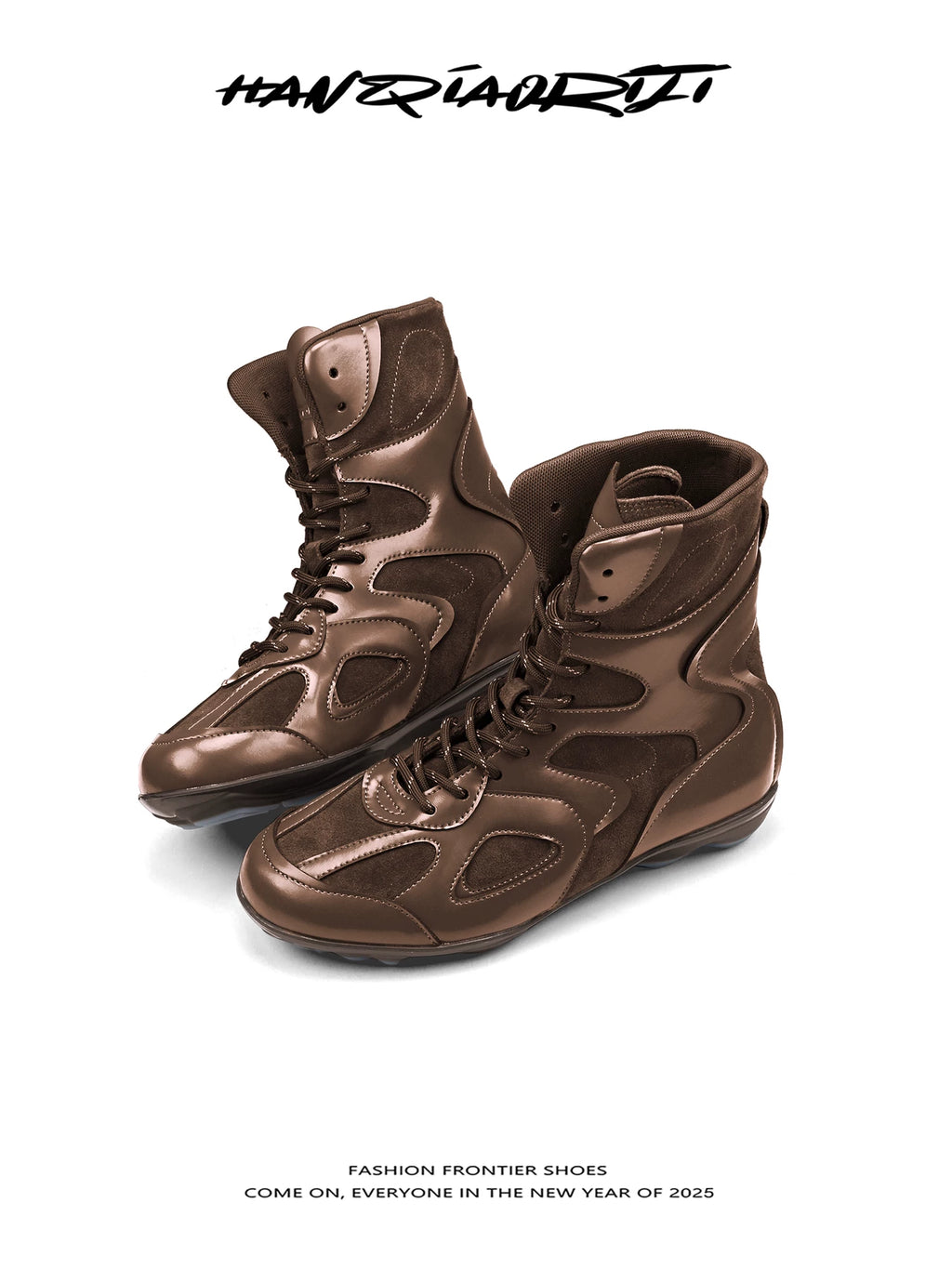 HANQIA Retro High-top Premium Short Boots