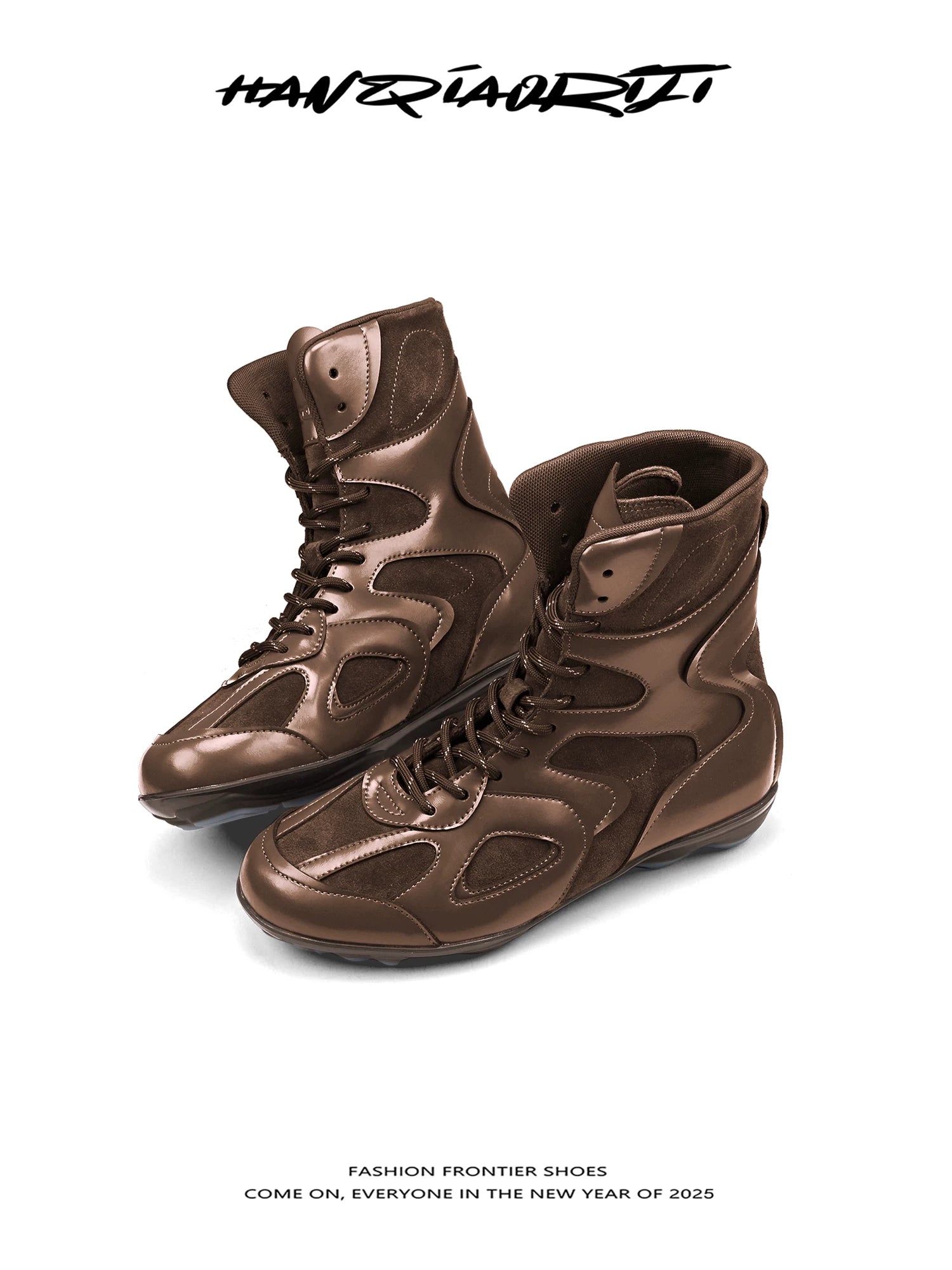 HANQIA Retro High-top Premium Short Boots