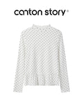 Cantonstory Fungus Edge Slim Bottom Long Sleeve