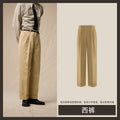 CULTUM 1930s Lightweight Double Pleated Straight Leg Trousers