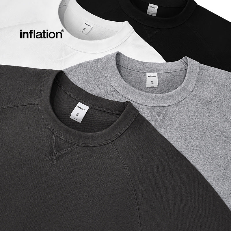 Inflation Retro Shoulder Hem Split Tee