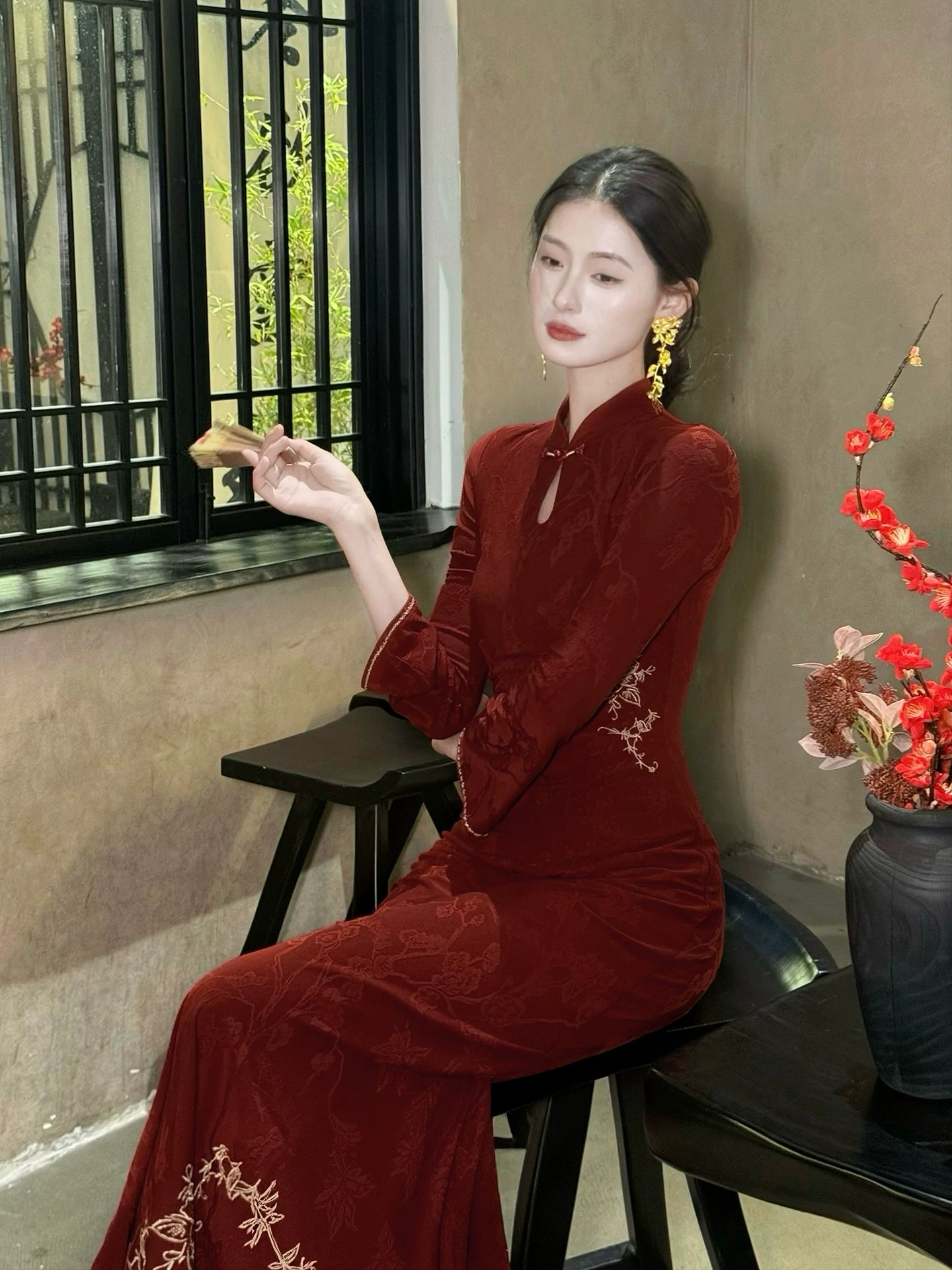 ZIHE Haute Couture Embroidered Dress
