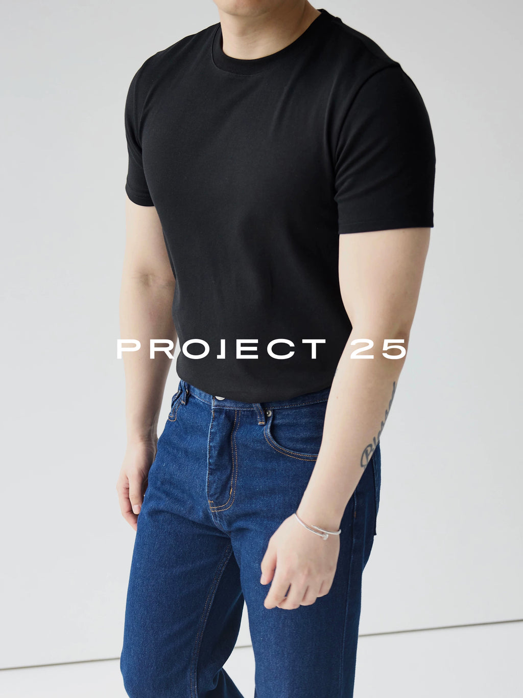 PROJECT 25 Cool-Touch Fitted Cropped Tee