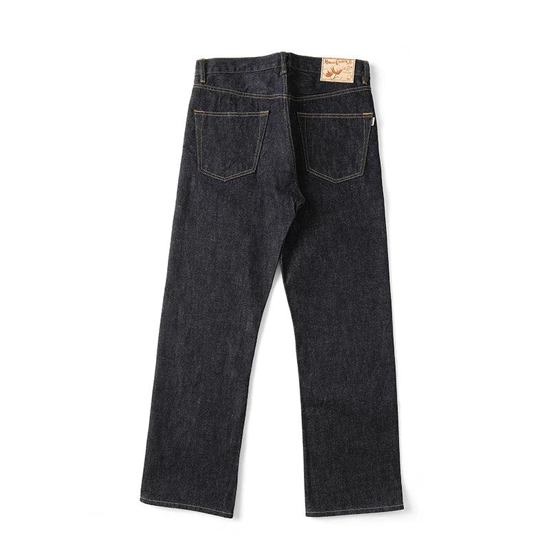 Mbbcar Raw Cotton 16.5oz Selvedge Slim Straight Jeans