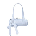 JANDRESS Air Blue Faux Leather Magnetic Snap Shoulder Bag