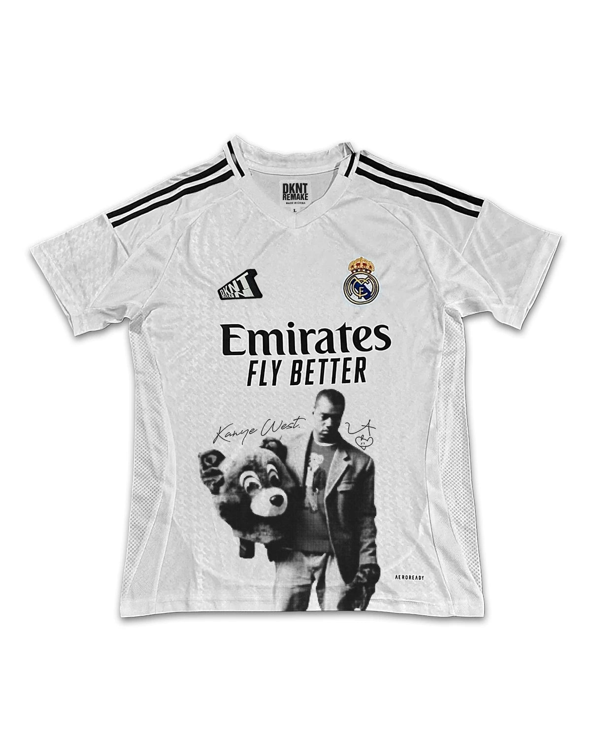 KANYE Casual Portrait Print Tee