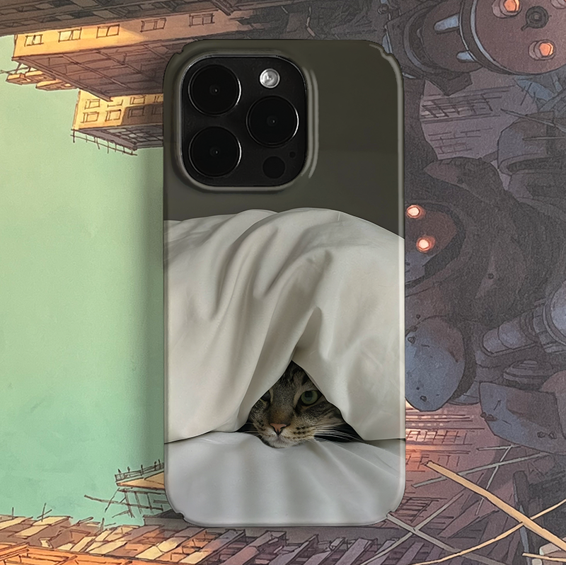 Pbcase Quilt Cat Niche Apple Phone Case