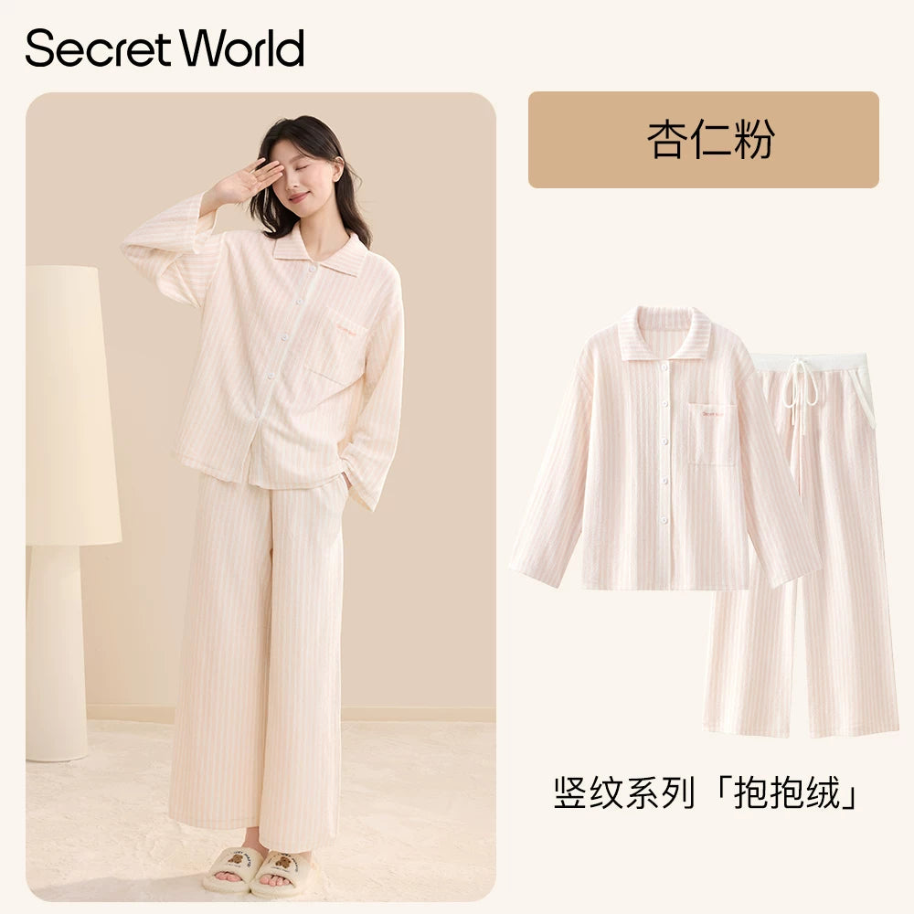 SecretWorld Fleece Thin Fleece Home Clothing