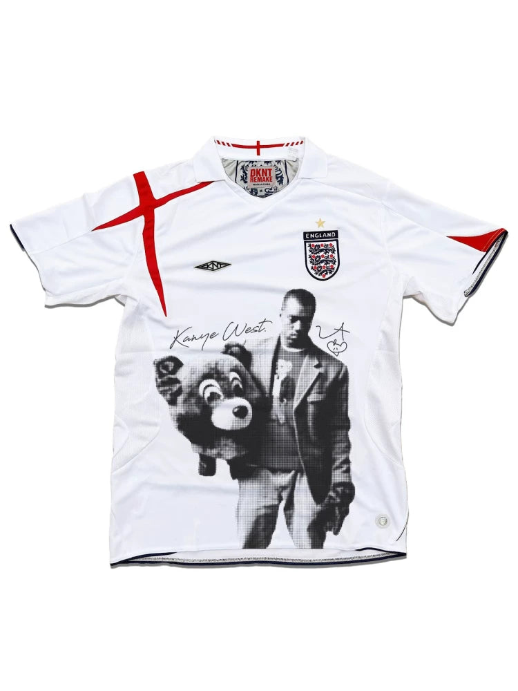 REMAKE Portrait Print Casual Jersey Tee