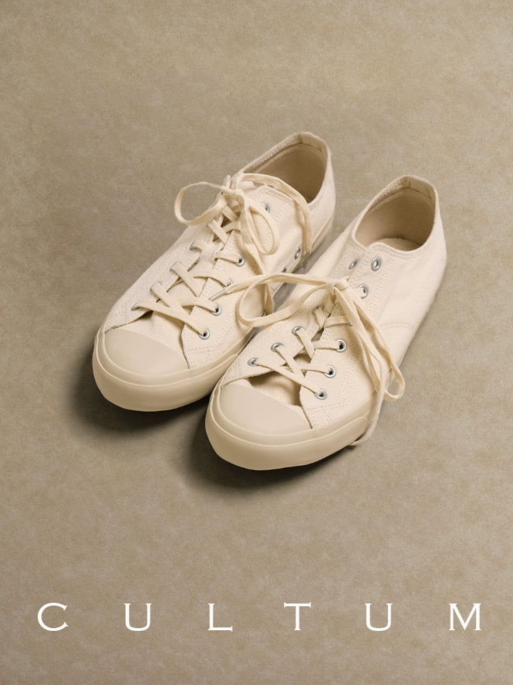 CULTUM Canvas Lace-Up Low-Top Sneaker