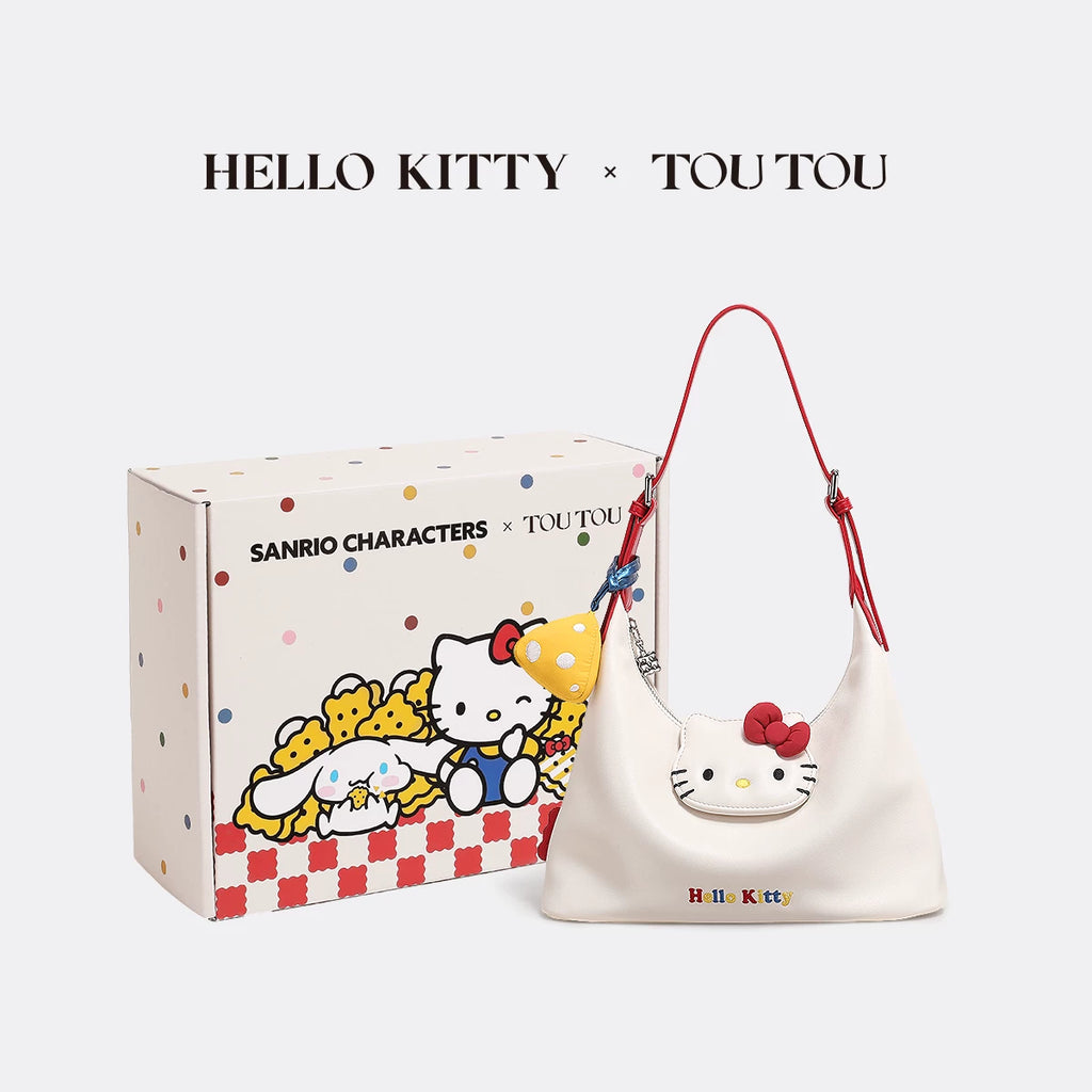 TOUTOU Faux Leather Hello Kitty Backpack