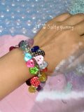 Salty gummy Cubic Zirconia Polka Dot Bracelet