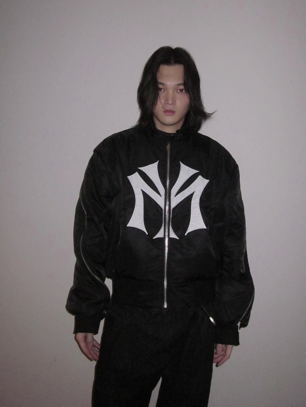 URRRGE Vintage Patch Embroidered Zip Jacket