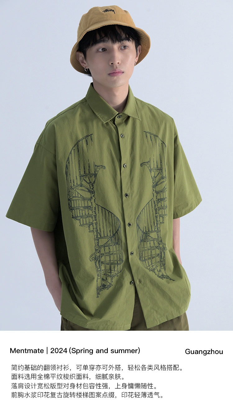 Mentmate Tooling Printed Short Sleeve Shirt